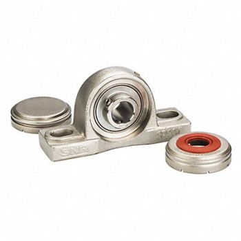 NTN Pillow Block Bearing 2 7/16 in Bore SS, 406V64