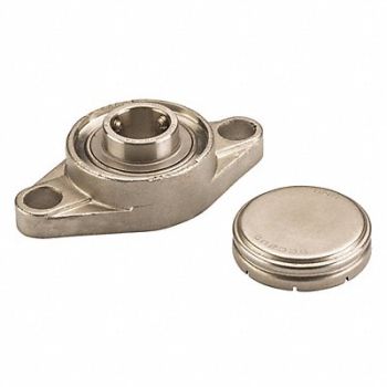 NTN 2 Bolt Flng Brg Radial 1 15/16in Bore, 406U86