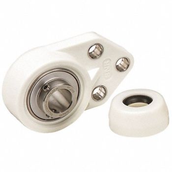 NTN 3 Bolt Flng Brg Radial Ball 1 1/2in Bore, 406U99