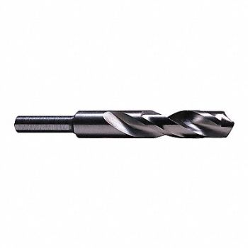 CHICAGO-LATROBE Reduced Shank Drill 1-31/64 HSS, 407A35