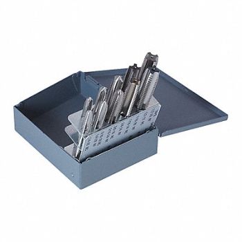 GREENFIELD THREADING Multi Size Tap Set 10pc NC NF, 407C44