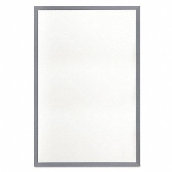 GRAINGER APPROVED Poster Frame 24 x 36 Plastic Silver, 407J25