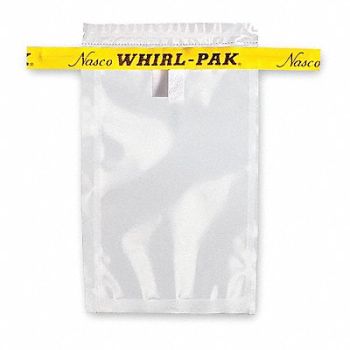 WHIRL-PAK Sampling Bag Clear 2 oz 5 L PK500, 407L33