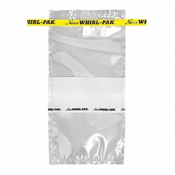 WHIRL-PAK Sampling Bag Write-On 18 oz 9 L PK500, 407L42