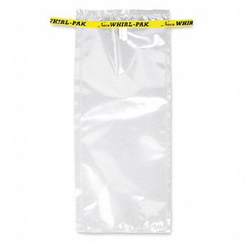 WHIRL-PAK Sampling Bag Clear 27 oz 12 L PK500, 407L48