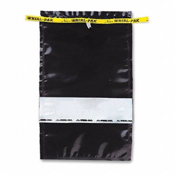WHIRL-PAK Sampling Bag Light Sensitive 55 oz PK500, 407L65