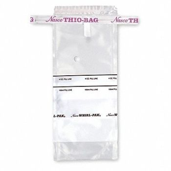 WHIRL-PAK Sampling Bag Polyethylene 4 oz PK100, 407L77