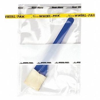WHIRL-PAK Sampling Bag Write-On 24 oz 9 L PK100, 407L88