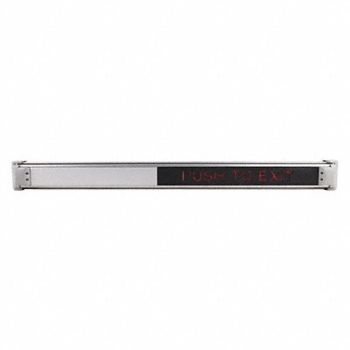 SCHLAGE Touchbar Rim Anodized Aluminum, 407L90