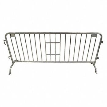 TENSABARRIER Barricade Leg Frame Style Silver 24 W, 409X82