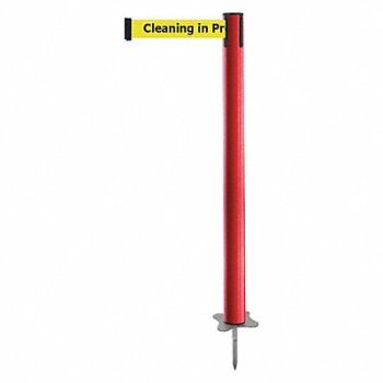 TENSABARRIER Spike Post Red Post 43 H, 409Y57