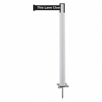 TENSABARRIER Spike Post White Post 43 H, 410A04
