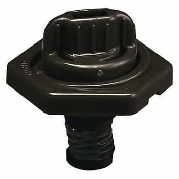 TRICO Breather Vent HDPE 1.50 in H Black, 40AX79