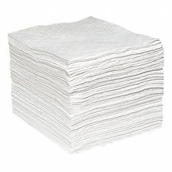 SPILLTECH Absorbent Pad Oil-Based Liquids PK100, 443T03
