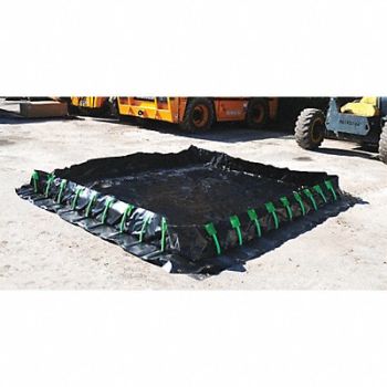 ULTRATECH Stake Wall Containment Berm 179gal, 4LNT3