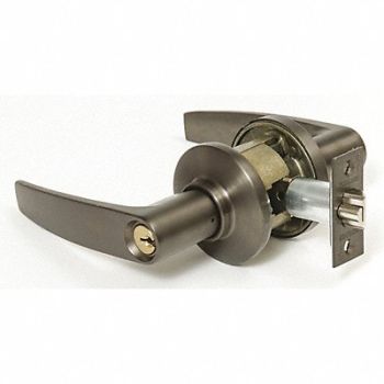 SCHLAGE Lever Lockset Mechanical Storeroom Grd.2, 40CF14