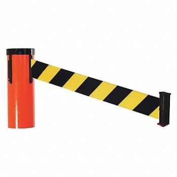 RETRACTA-CONE Barrier Tape Black/Yellow 2 lb., 40CK37