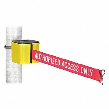 RETRACTA-BELT Retractable Belt Barrier Yellow 15 ft, 40CK51