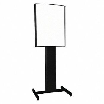 VERSA-STAND Sign Holder Aluminum/Steel/Acrylic Black, 40CL86