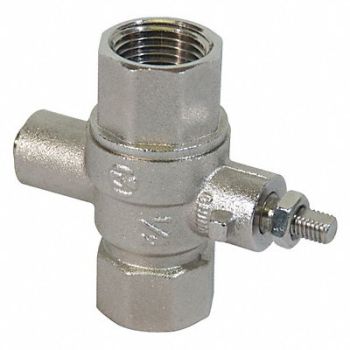 BRADLEY Ball Valve Stainless Steel 1/2 in., 40CP53