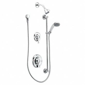 MOEN COMMERCIAL Shower System Moen Round Chrome, 40D665