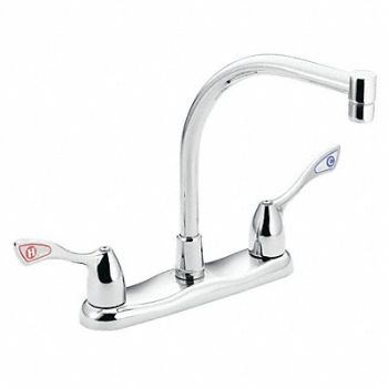 MOEN COMMERCIAL Straight Chrome Moen M-Bition Cast Metal, 40D673