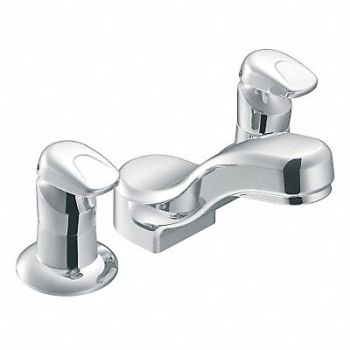 MOEN COMMERCIAL Low Arc Chrome Moen M-Press Brass 0.5gpm, 40D674
