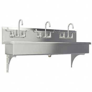 SANI-LAV SaniLav Wash Sta Rect 57inx16-1/2inx8in, 40D736