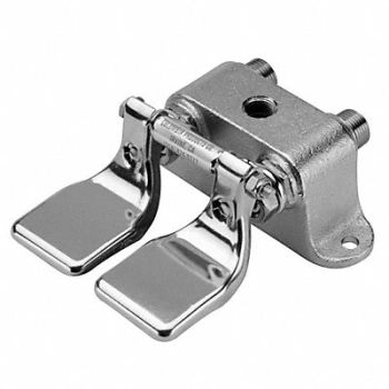 SANI-LAV Double Foot Pedal Valve 1/2 In NPT, 40D762