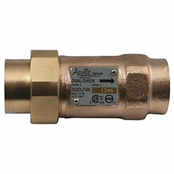 APOLLO Dual Check Valve Bronze 3/4 FNPT, 40D861