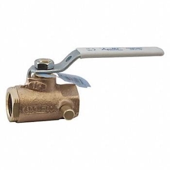 APOLLO LF Bronze Ball Valve Inline FNPT 1 in, 40D970