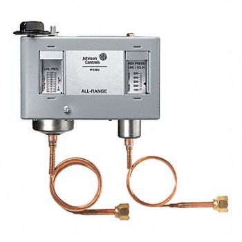 JOHNSON CONTROLS Dual Pressure Control SPST, 40G406