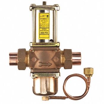 JOHNSON CONTROLS Water Regulating Valve 2 Way 1 In, 40G438