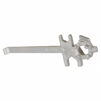 GRAINGER APPROVED Drum Bung Wrench Stainless Steel 12 L, 45ED03