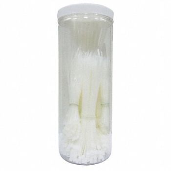 POWER FIRST Cable Tie Kit Natural 650 Pc, 40J771