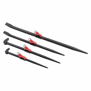 PROTO Pry Bar Set 12in. to 24in. L 4-Piece, 40JD19