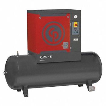 CHICAGO PNEUMATIC Rotary Screw Air Compressor Horiz 15 hp, 40JE48