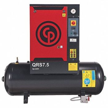 CHICAGO PNEUMATIC Rotary Screw Air Compressor 60 gal Tank, 40JE80