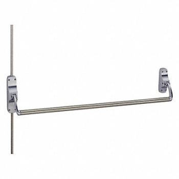 VON DUPRIN Surface Vertical Rod Heavy Fits 2-1/2inW, 40JF17
