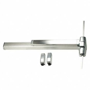 VON DUPRIN Rim Heavy Satin Chrome Fits 4-3/4inW, 40JF24