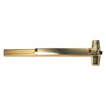VON DUPRIN Rim Heavy Satin Brass Fits 4-3/4inW, 40JF46