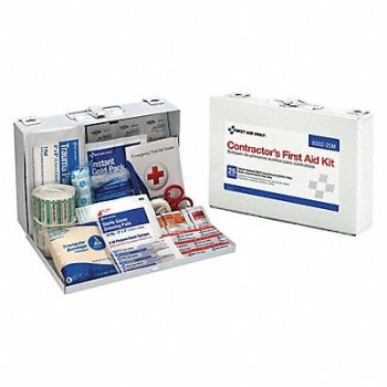 FIRST AID ONLY First Aid Kit Metal 179 Pieces, 40JH32