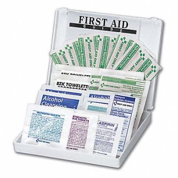 FIRST AID ONLY First Aid Kit Plastic 34 Pieces, 40JH37