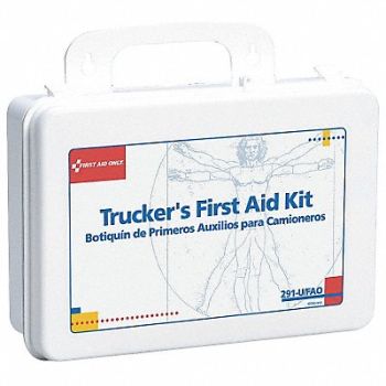 FIRST AID ONLY First Aid Kit Plastic 88 Pieces, 40JH43