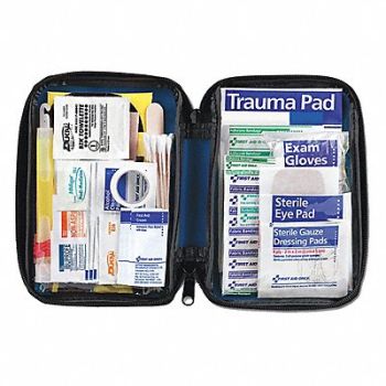 FIRST AID ONLY First Aid Kit Fabric 104 Pieces, 40JH44