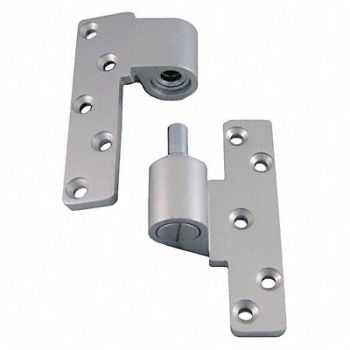KABA ILCO Pivot Hinge Right Hand Clear Aluminum, 40JK84