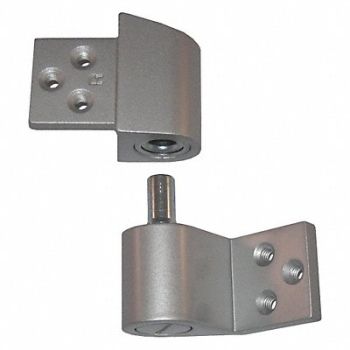 KABA ILCO Pivot Hinge Right Hand Clear Aluminum, 40JK87