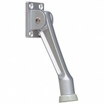 KABA ILCO Lever Door Holder Clear Aluminum 5 H, 40JL03