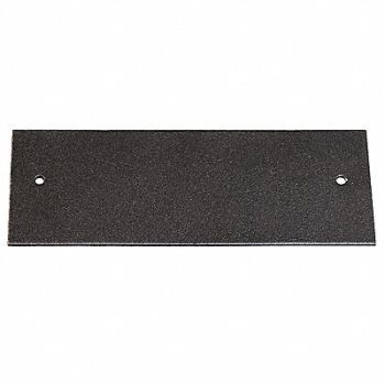 WIREMOLD Blank Cover Plate Gray Steel 2 x 5-1/2, 40JZ83