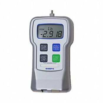 SHIMPO D2978 Digital Force Gauge 200 lb 4 Digit LCD, 40KA02
